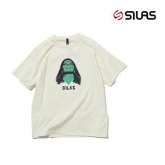 サイラス tシャツ Tシャツ silas SILAS CRYSTAL S/S TEE 110252011001 メンズ レディース ティシャツ ティーシャツ オフホワイト 白  アイボリー m l xl ホラー 丸首 ゾンビ ブランド おしゃれ ブランド ロゴ