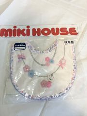 248ミキハウスmikihouse豪華ワッペンネックレス風スタイ