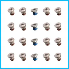 【人気商品】A1398 A1425 A1502 Display 対応 Retina ユニボディ 13インチ/15インチ ボトムケース 装着用ネジ Pro 裏蓋カバー MacBook 修理用 2012-2015モデル 交換用ネジ（2セット/20本入）