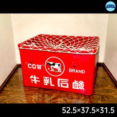 ◉牛乳石鹸◉ボテ箱◉赤箱◉シャンプー◉リンス◉COW BRAND◉レトロ◉アンティーク◉収納ケース◉