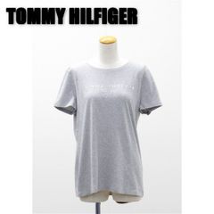 送料無料 アウトレット TOMMY HILFIGER トミーヒルフィガー レディース トップス ロゴ ラウンドネック 半袖 Tシャツ 夏 #137689 WP178