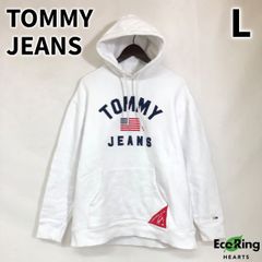 TOMMY JEANS トミー ジーンズ フーディー L ロゴ 国旗 パーカー メンズ トップス 【送料無料】 MSID396