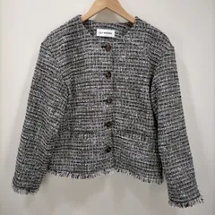 リリーブラウン Lily Brown ツイードノーカラージャケット レディース ONE SIZE のサムネイル
