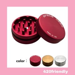 420friendly "SPACE CASE" Grinder 2 Piece Matte Small / グラインダーの頂点へ！スペースケース  グラインダー 2part (廃盤品)