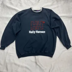 Helly Hansen  ヘリーハンセン　スウェット　L  裏起毛　ブラック　黒　ロゴ