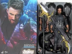 【中古】フィギュア キャプテン・アメリカ(DX版) 「アベンジャーズ/インフィニティ・ウォー」 ムービー・マスターピース 1/6 アクションフィギュア エクスクルーシブ・ストア by ホットトイズ限定