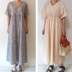 118 型紙　大人　きものスリーブロングワンピース S~5L