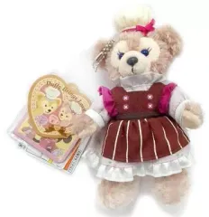 【中古】ぬいぐるみ シェリーメイ(パティシエ) ぬいぐるみバッジ 「スウィート・ダッフィー2015」 東京ディズニーシー限定