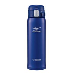 【人気商品】保温・保冷 スタンダードタイプ 軽量&コンパクト ブルー ワンタッチマグ 480ml MIZUNOモデル SM-SM48-AA 水筒 象印マホービン