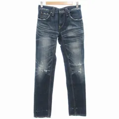 リーバイス Levi's × abx エービーエックス 513 デニムパンツ ジーンズ スキニー ダメージ加工 ジップフライ W29 L32 インディゴブルー /GV ■FF