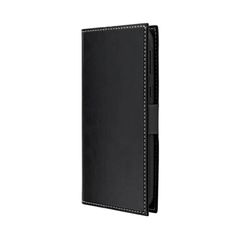 シンプルスマホ4 SoftBank 薄型PUレザーフラップケース「PRIME」ブラック/黒