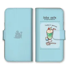 iPhone14Pro ケース 手帳型 アイフォン14 プロ スマホケース インコ 鳥 可愛い 食べ物 オカメインコ セキセイインコ かわいい ゆるい イラスト カラー05