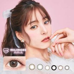 (正規取扱SHOP) カラコン エバーカラー ミリモア ワンデー UV 1箱10枚 1日使い捨て 高含水60％ 度なし Ever color MILIMORE 1day UV Moist