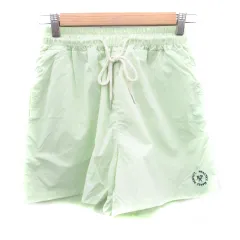 レピピアルマリオ repipi armario ショートパンツ ハーフパンツ 短パン 刺繍 撥水 ナイロン M 150～160 黄緑 ライトグリーン /HO32 女の子
