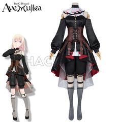 BanG Dream! バンドリ！Ave Mujica 三角初華 コスプレ衣装 Ave Mujica」 Ave Mujica 1st LIVE「Perdere Omnia」 ドロリス