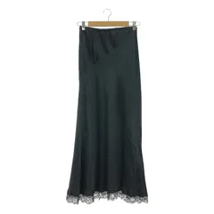 MUSE de Deuxieme Classe / ミューズドゥーズィーエムクラス | 2022SS | Col Pierrot LACE CUPRA レース スカート | F | ブラック | レディース