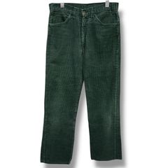 ビンテージ リーバイス 519 ストレート スリム コーデュロイ パンツ 緑 