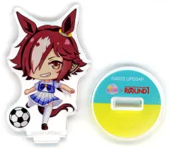 【中古】アクリルスタンド・アクリルパネル ウオッカ 「ウマ娘 プリティーダービー Season 3 × ROUND1 ちびキャラトレーディングアクリルスタンド」