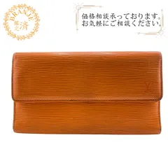 【５％OFF フォロワークーポン！！】LOUIS VUITTON ルイヴィトン ルイヴィトン ルイビトン ルイヴィトン財布 M6359H ポシェットポルトモネクレディ エピ 長財布 財布 ウォレット ブランド カード カード入れ 小銭入れ オレンジ レディース