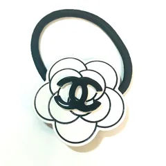 未使用品　CHANEL　シャネル　カメリア　COCOマーク　ノベルティ　ヘアゴム　：X2092