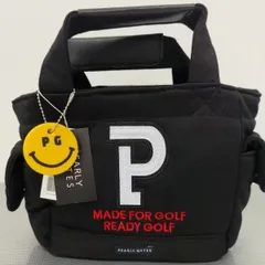 新品未使用 PEARLYGATES/パーリーゲイツ Pロゴワッペンカートバッグ UNSEX 手の込んだ刺繍のPEARLYGATESのロゴ
