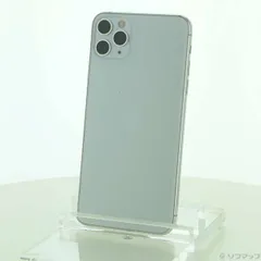 〔中古品〕 iPhone11 Pro Max 256GB シルバー MWHK2J／A SIMフリー【348】