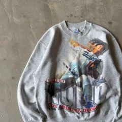 【トルネード投法、野茂英雄】SALEMアメリカ製スウェット1995年ドジャース　Dodgers ロサンゼルス　大谷翔平　山本由伸　スウェット　ビンスエ　スプレー野球　MLB メジャー