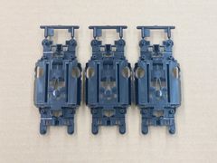 ミニ四駆　ＭＳセンターシャーシ　ブラック　３個セット
