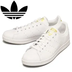 adidas (アディダス) F36575 STAN SMITH スタンスミス スニーカー フットウェアホワイトxフットウェアホワイトxゴールドメタリック AD297 28.0cm