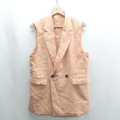 ◇ ⊂ GU ジーユー - ベスト サイズL オレンジ レディース E  【1409100032598】