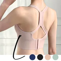 しなやかに整うスポーツブラ pink  L ヨガ　ピラティス　スポブラ　ランニング　ジム　テニス　フィットネス　ルームブラ　ピンク　安心　動きやすい