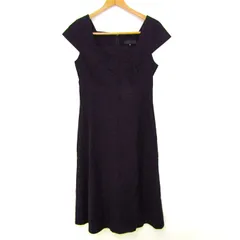 アンタイトル ワンピース トップス フレンチ袖 日本製 レディース 2サイズ ブラック UNTITLED 【中古】