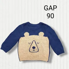 【 GAP 】くま セーター ニット 90  子供服 紺 ネイビー トップス 秋 冬 babygap