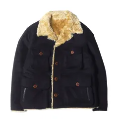 【美品】NUMBER (N)INE ナンバーナイン ジャケット サイズ:3 / 03AW カート期 モヘヤライナー メルトンウール ジャケット / ネイビー 紺 / アウター ブルゾン 上着【メンズ】【中古】のサムネイル