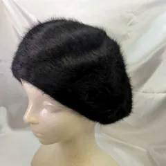 【AZUL】　ベレー帽　ブラック