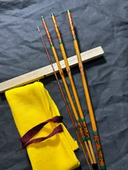 〇 タナゴ竿？ 竹竿 和竹 銘・竿一
