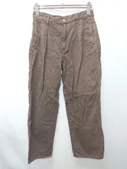 ◇ ⊇ UNIQLO ユニクロ タック デニム パンツ ジーンズ サイズ27 ブラウン レディース E  【1506180015777】