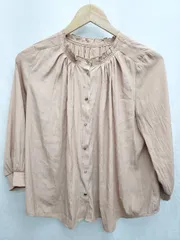 ◇ green label relaxing UNITED ARROWS 七分袖 シャツ ブラウス 表記なし ブラウン系 レディース P  【1407100019960】