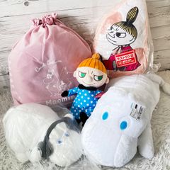 무민 전품 태그 첨부 신품 미사용 미개봉 있음 리틀 미이 라스트 원상 이치 반 쿠지 헤드폰 인형 5 점 세트 정리 판매 500