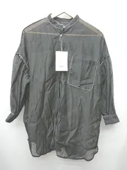 ◇ ⊂ ◎ ●未使用● classicalelf タグ付き シアー 長袖 シャツ ブラウス サイズM ブラック レディース P  【1409250042348】