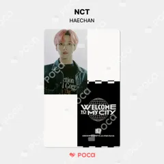welcome to my city ヘチャン NCT127 トレカ NCT ヘチャン トレカ NCT 127: WELCOME TO MY CITY SCRATCH
