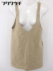 ◇ NATURAL BEAUTY BASIC バックジップ ノースリーブ 膝丈 ワンピース サイズS ベージュ レディース  【中古】 【1112020001222】のサムネイル