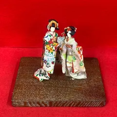 日本人形　木目込み人形　舞妓人形　在銘　時代箱付　C　6197 j005-00.jpg