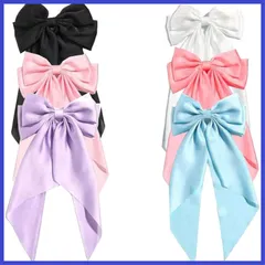 髪留め おしゃれ 蝶結びヘアークリップ エレガント 大きめ ヘアピン ヘアアクセサリー ウェディング BetterJonny ヘッド ヘアクリップ 髪飾り バレッタ 結婚式 リボン 和装 6色