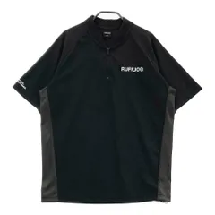 RUFFLOG ラフロッグ　ブラック シャツ Lサイズ RUFFLOG ラフロッグ モックネックシャツ
