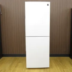 SHARP シャープ 冷蔵庫 280L 2ドア SJ-PD28E-W 2019年製 ホワイト 洗浄 