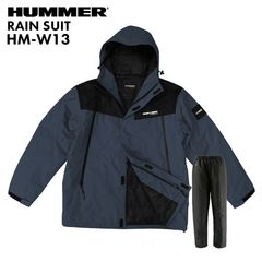 HUMMER レインスーツ 上下セット ネイビー - メルカリ