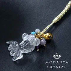 D055】金魚模様のピンクアメジスト×桜瑪瑙 ポイント タワー Eタイプ