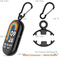 Xiaomi Mi Band 8用ペンダント付きネックレス メタルバックル