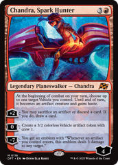 MTG 灯を追う者、チャンドラ / Chandra, Spark Hunter 英語版 1枚 【0116】
